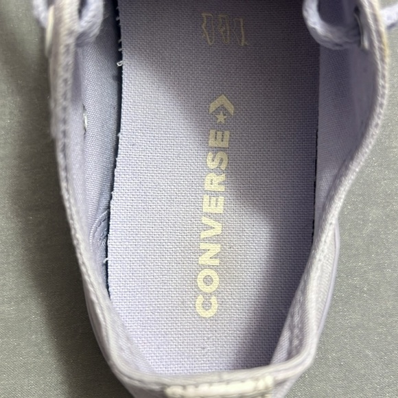 Converse Shoes Youth 3 Chuck Taylor Sneakers All Star 364820C Lilac - Picture 7 of 8